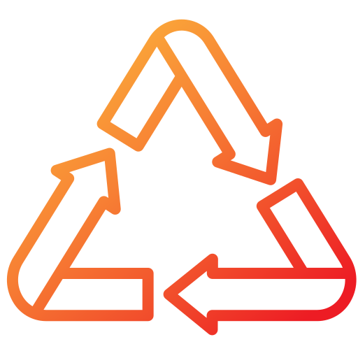 teken recyclen Generic Gradient icoon