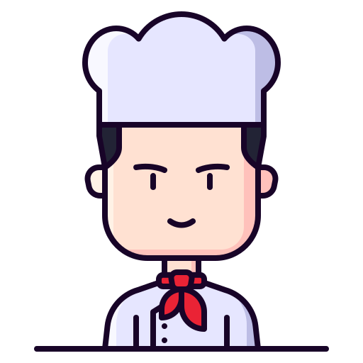 chef Generic Outline Color Icône