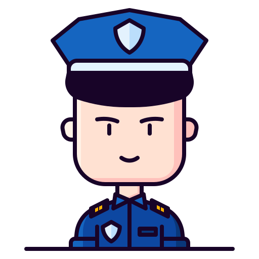 policjant Generic Outline Color ikona