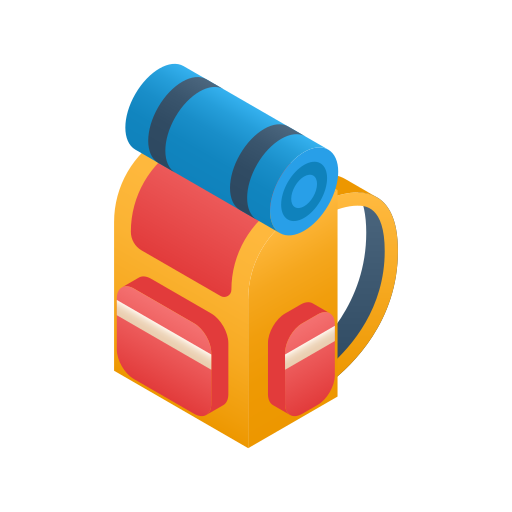 Backpack Chanut is Industries Isometric icon