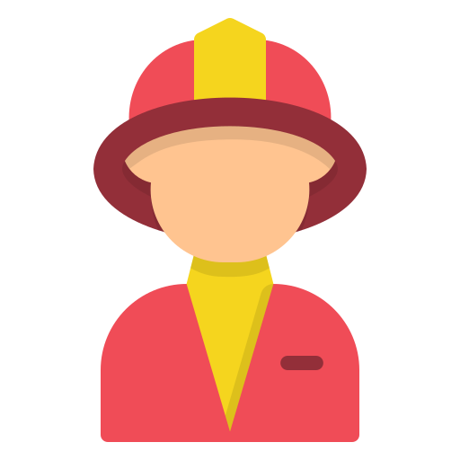 pompiere Generic Flat icona