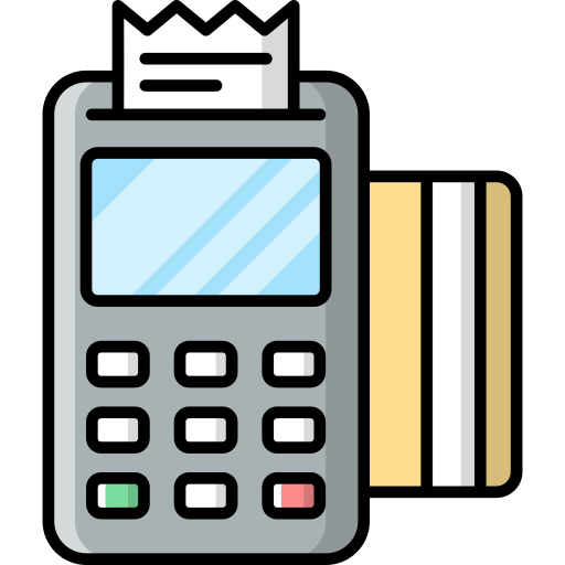 Credit card machine Generic Outline Color icon