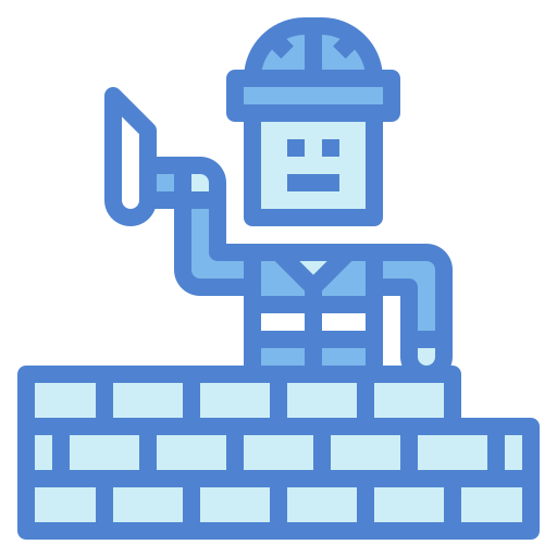 Bricklayer Generic Blue icon