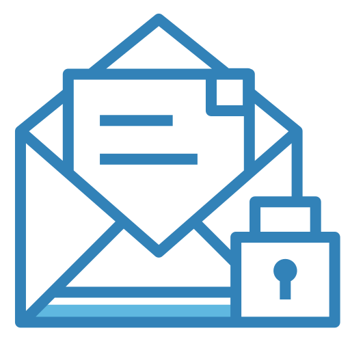 mail Generic Blue icon