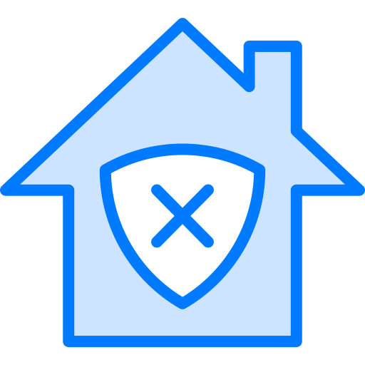sicurezza domestica Generic Blue icona