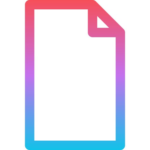 紙 Generic Gradient icon