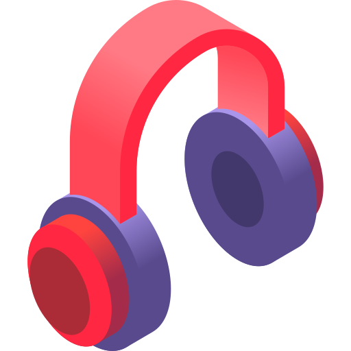 słuchawki Gradient Isometric Gradient ikona