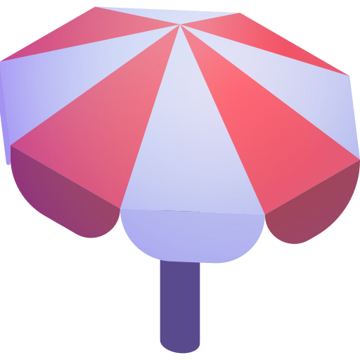 parasol Gradient Isometric Gradient icoon