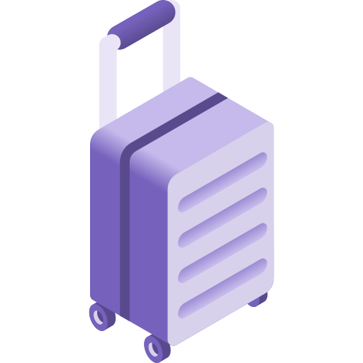 koffer Gradient Isometric Gradient icon