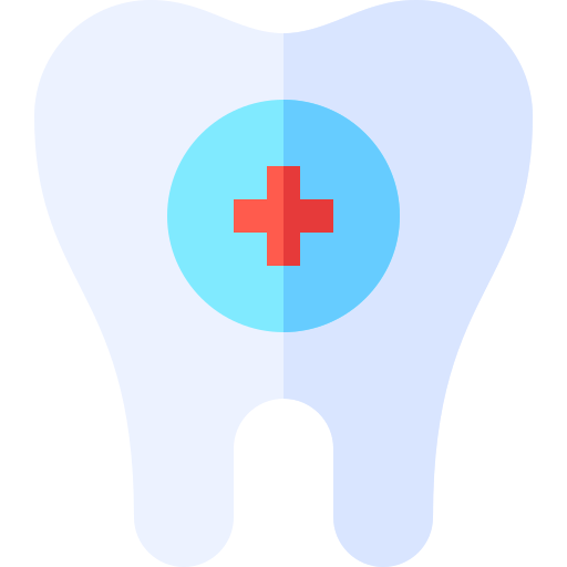 tandheelkunde Basic Straight Flat icoon