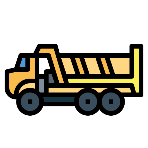 Dump truck Smalllikeart Lineal Color icon