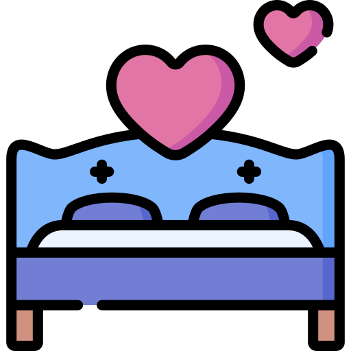 cama Special Lineal color icono