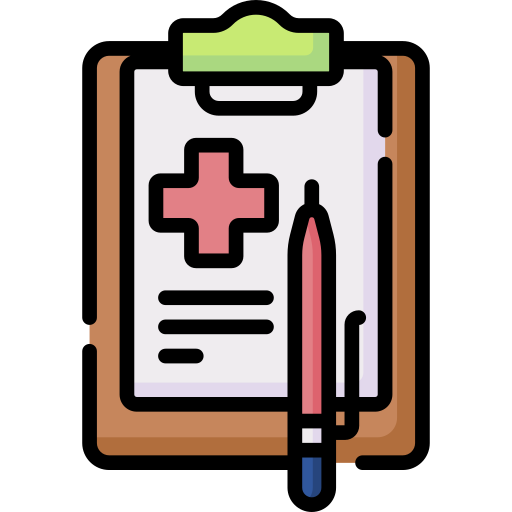 Medical prescription Special Lineal color icon