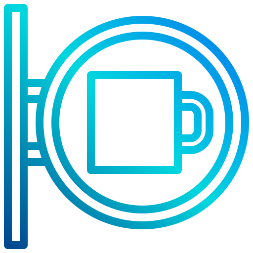 koffie xnimrodx Lineal Gradient icoon