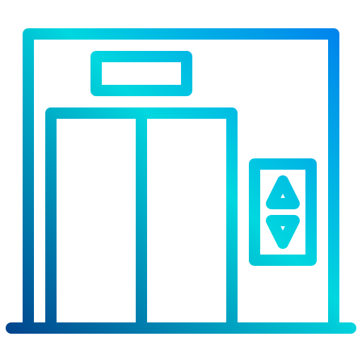 エレベーター xnimrodx Lineal Gradient icon