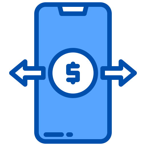 Online payment xnimrodx Blue icon