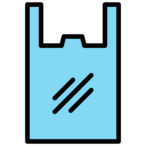 bolsa de plastico xnimrodx Lineal Color icono