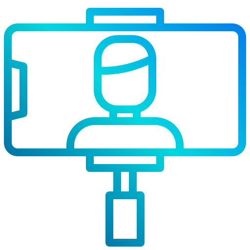 selfie xnimrodx Lineal Gradient icono