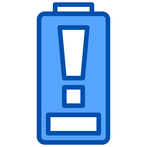 バッテリー残量低下 xnimrodx Blue icon