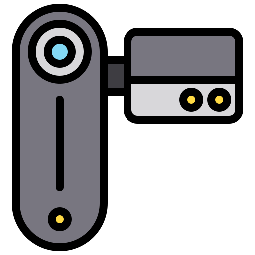 camara de video xnimrodx Lineal Color icono