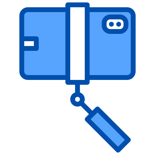 셀카 봉 xnimrodx Blue icon