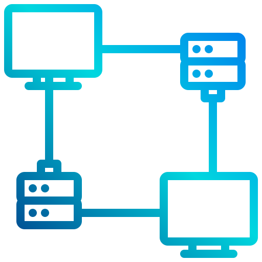 회로망 xnimrodx Lineal Gradient icon