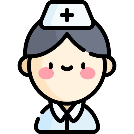 Nurse Kawaii Lineal color icon