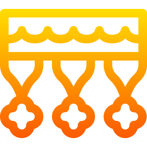 guirnalda Basic Gradient Lineal color icono