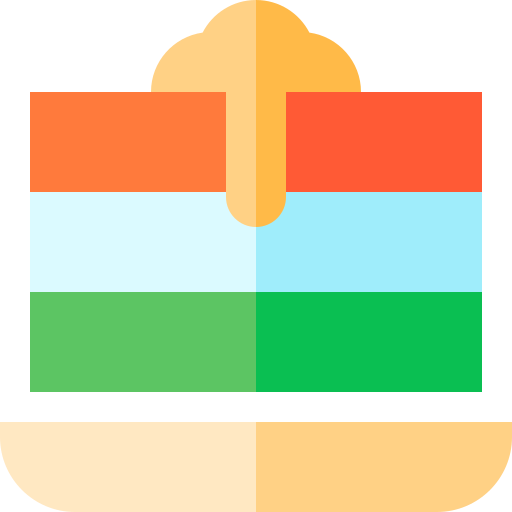 Tiranga halwa Basic Straight Flat icon