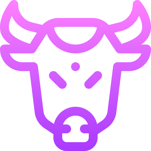krowa Basic Gradient Lineal color ikona
