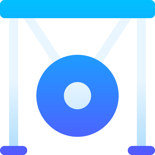 ゴング Basic Gradient Gradient icon