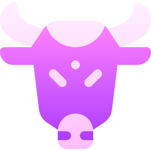 Корова Basic Gradient Gradient иконка