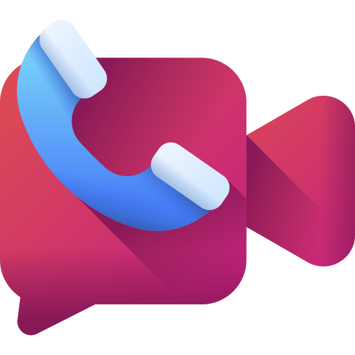 videoanruf-app 3D Color icon