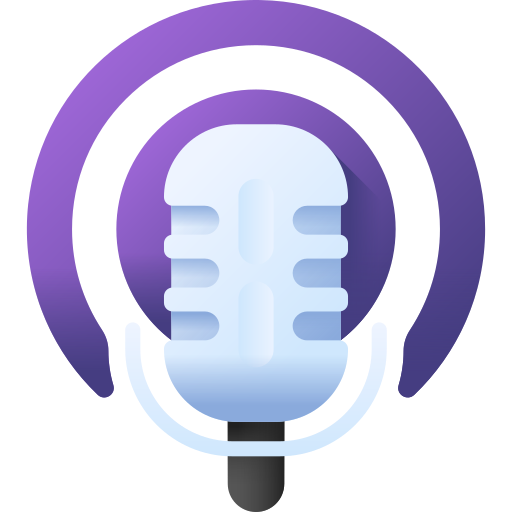 Podcast 3D Color icon