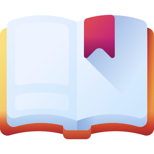 Books 3D Color icon