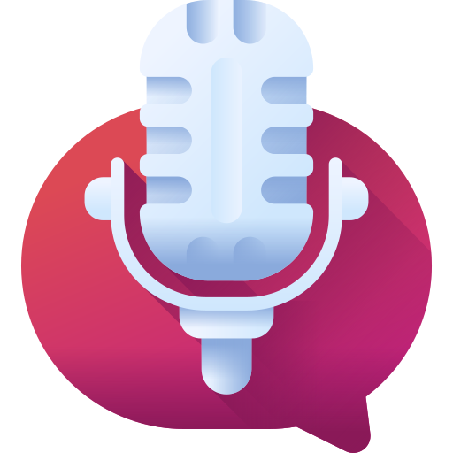 application de messagerie vocale 3D Color Icône