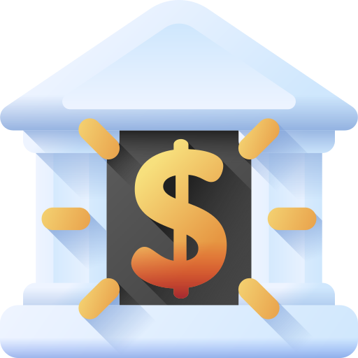 Bank 3D Color icon