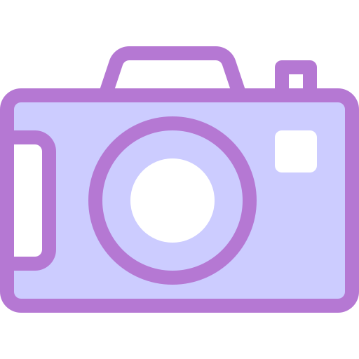 Photo camera Detailed color Lineal color icon