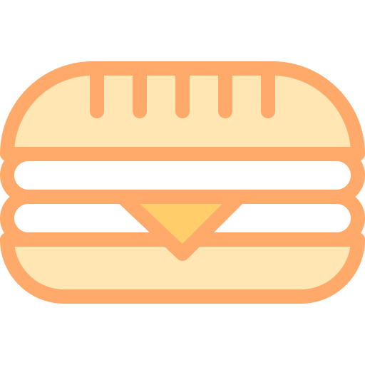 サンドイッチ Detailed color Lineal color icon