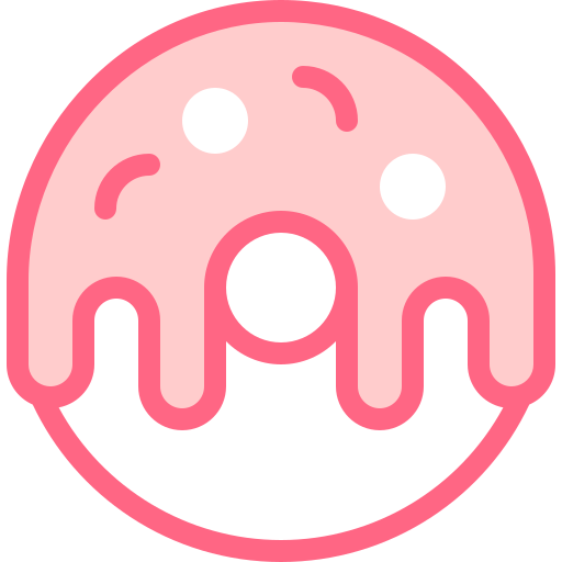 도넛 Detailed color Lineal color icon