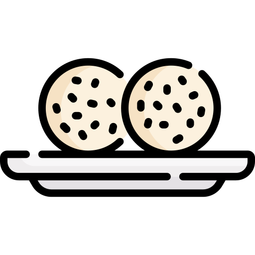 Sesame ball Special Lineal color icon
