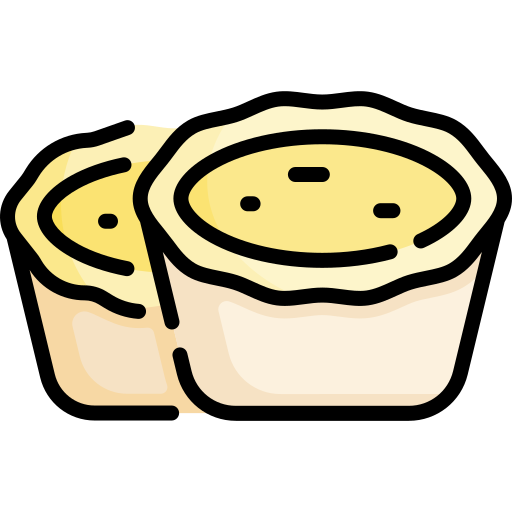 Egg tart Special Lineal color icon