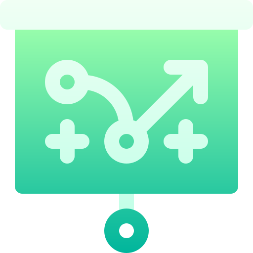 전략 Basic Gradient Gradient icon