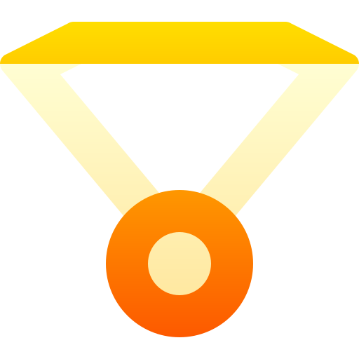 medaglia Basic Gradient Gradient icona