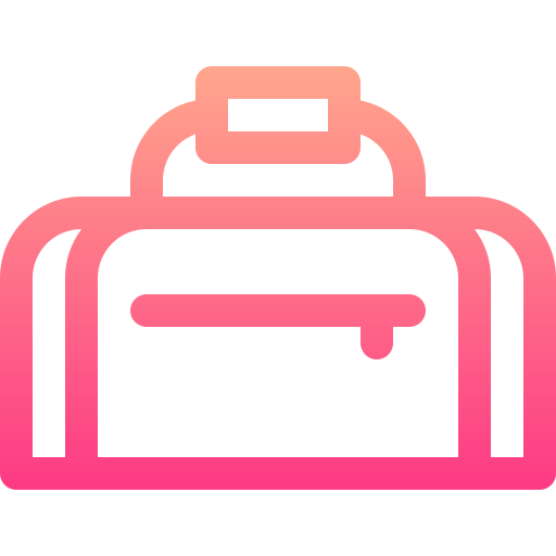 Sport bag Basic Gradient Lineal color icon