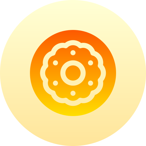 親子丼 Basic Gradient Circular icon