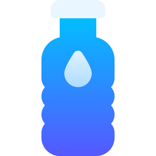butelka wody Basic Gradient Gradient ikona