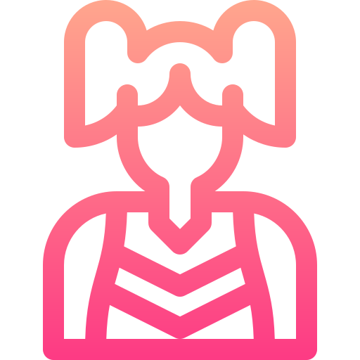 Cheerleader Basic Gradient Lineal color icon