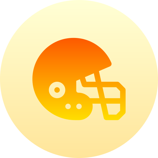 헬멧 Basic Gradient Circular icon