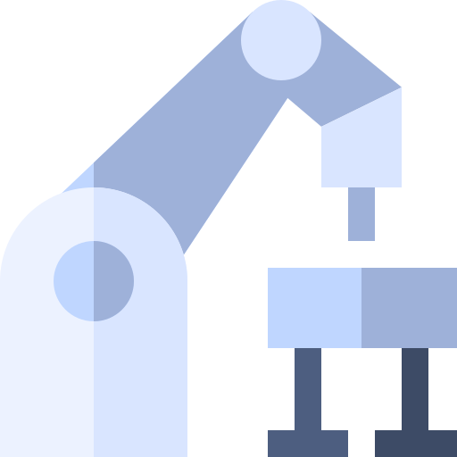 braccio robotico Basic Straight Flat icona